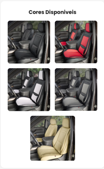 Cores Disponiveis